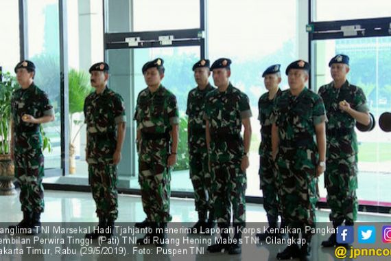 Sembilan Perwira Tinggi TNI Ini Naik Pangkat, Selamat Bertugas! - JPNN.COM
