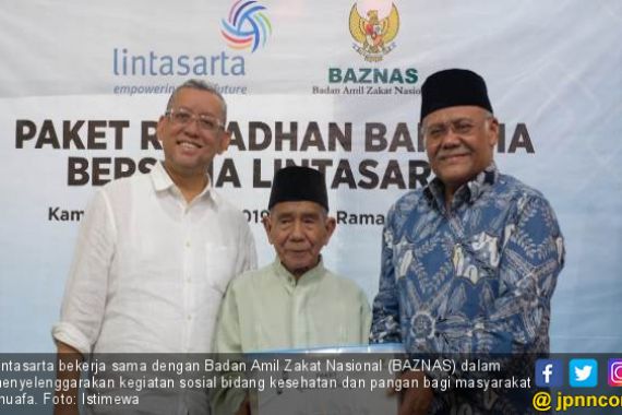 Paket Ramadan Bahagia dari Lintasarta bersama BAZNAS, Diantar Langsung ke Mustahik - JPNN.COM