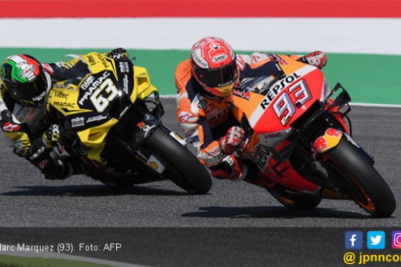 Dramatis! Marc Marquez Raih Start Paling Depan di MotoGP Italia, Rossi Ke-18 - JPNN.COM