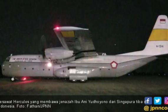 Alasan SBY Pilih Hercules untuk Bawa Jenazah Ibu Ani ke Indonesia - JPNN.COM