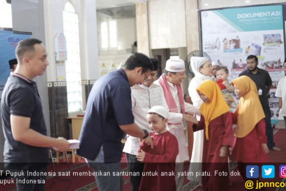 Sinergi BUMN, Pupuk Indonesia Santuni Ribuan Anak Yatim - JPNN.COM