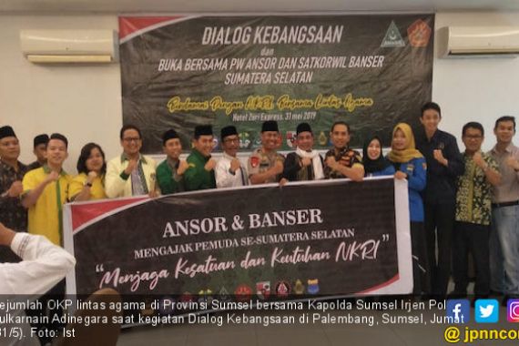Demi NKRI, GP Ansor Sumsel Menginisiasi Dialog Kebangsaan Tingkat Pemuda Lintas Agama - JPNN.COM