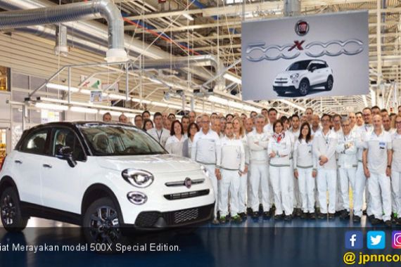 Fiat Tandai Unit ke 500 Ribu Melalui Sosok 500X Special Edition - JPNN.COM