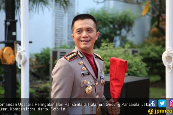 Cerita Dirlantas Polda Papua Pimpin Upacara Hari Pancasila di Hadapan Jokowi - JPNN.COM