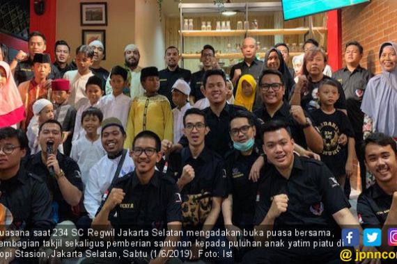 234 SC Regwil Jakarta Selatan Santuni Anak Yatim Piatu - JPNN.COM