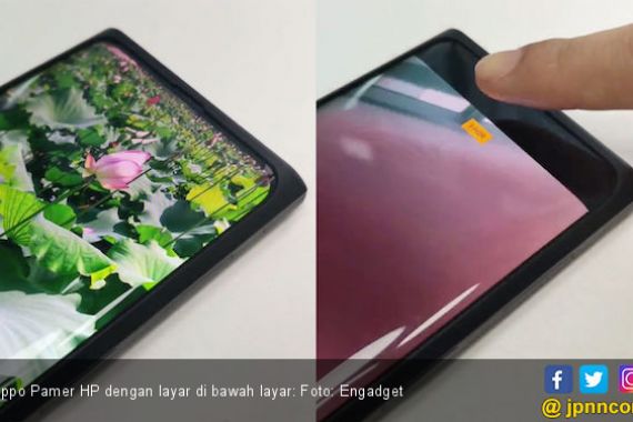 Oppo Pamer HP dengan Kamera di Bawah Layar - JPNN.COM