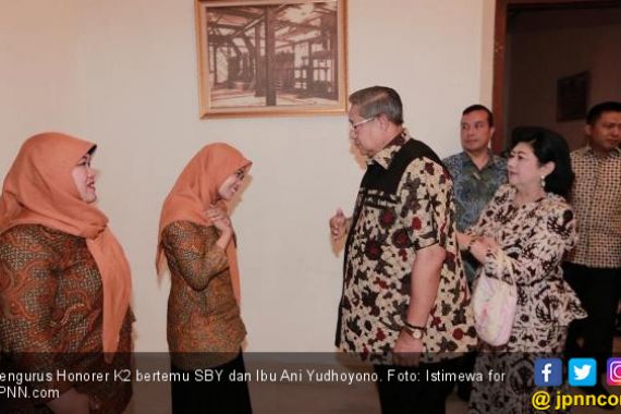 Kalimat Ibu Ani Yudhoyono yang Sulit Dilupakan Pengurus Honorer K2 - JPNN.COM