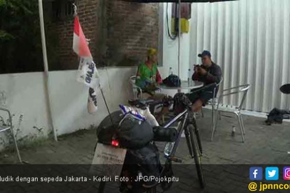Kereeenn ! Mudik Berkendara Sepeda dari Jakarta sampai Kediri - JPNN.COM