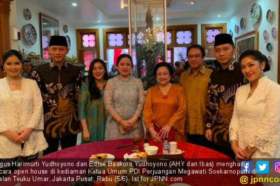 AHY dan Ibas Datangi Rumah Megawati Soekarnoputri - JPNN.COM