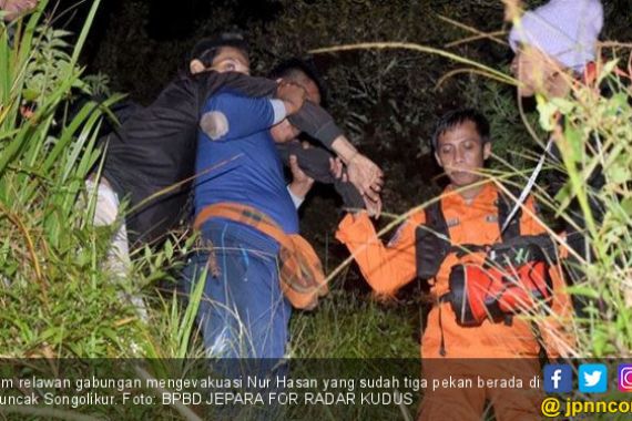 Detik – detik Nur yang Tirakat 40 Hari di Puncak Songolikur Disuruh Turun - JPNN.COM