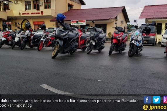 Razia Balap Liar, Puluhan Motor Diamankan Selama Ramadan - JPNN.COM