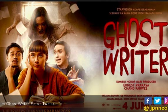 Gado-Gado Komedi, Horor, dan Drama dalam Ghost Writer - JPNN.COM