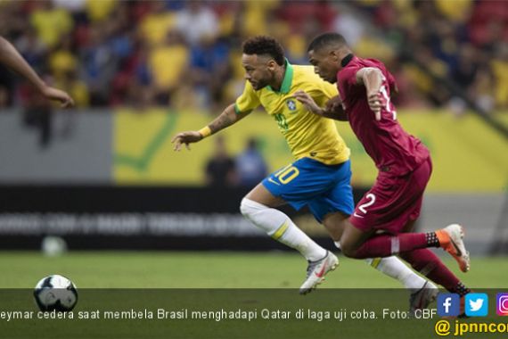 Detik-Detik Neymar Keseleo, Absen di Copa America 2019 - JPNN.COM
