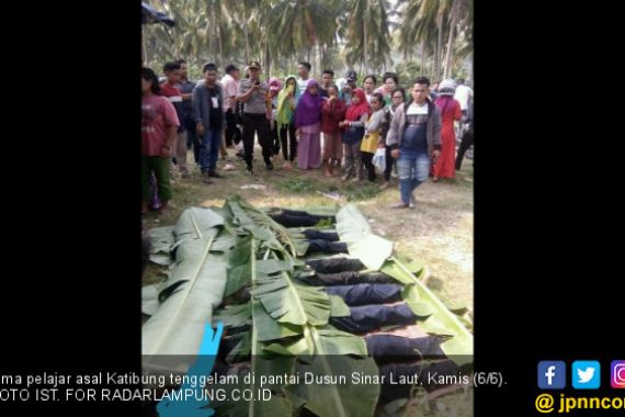 Tragis! Liburan Belasan Remaja ke Pantai Dusun Sinar Laut Berujung Maut - JPNN.COM