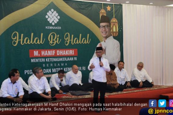 Gelar Halalbihalal, Hanif Ajak ASN Kemnaker Kembali Bekerja Optimal Melayani Masyarakat - JPNN.COM