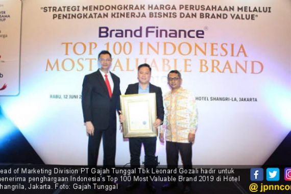 Gajah Tunggal Sabet Indonesia’s Most Valuable Brand 2019 - JPNN.COM