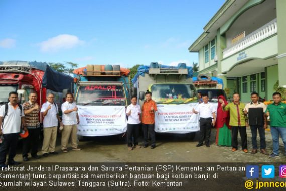 Layak Dicontoh, Ditjen PSP Kementan Beri Bantuan Korban Banjir di Sultra - JPNN.COM