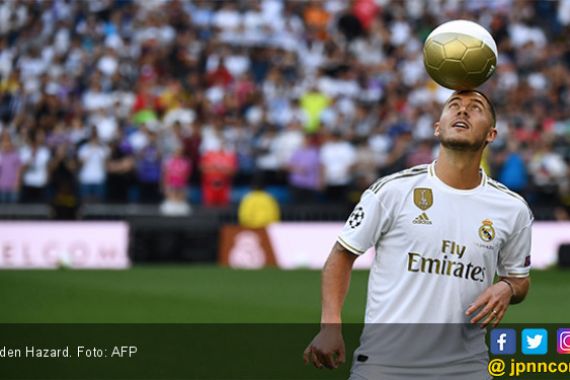 50.000 Fan di Santiago Bernabeu Menjadi Saksi, Eden Hazard: Hala Madrid! - JPNN.COM
