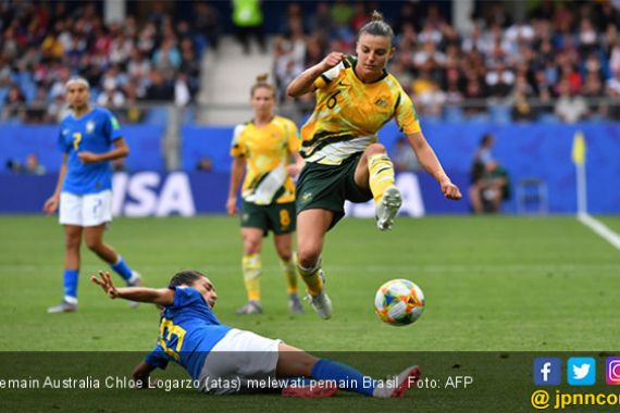 Piala Dunia Wanita 2019: Sempat Tertinggal 0-2, Australia Menang 3-2 dari Brasil, Lihat Golnya - JPNN.COM