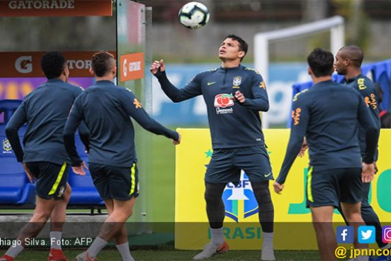 Jelang Laga Pembuka Copa America 2019 Brasil Vs Bolivia: Gairah Thiago Silva - JPNN.COM