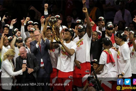 Ukir Sejarah, Toronto Raptors Rebut Juara NBA di Kandang Golden State Warriors - JPNN.COM