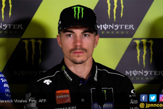 Maverick Vinales Kena Penalti Turun 3 Posisi di Garis Start MotoGP Catalunya - JPNN.COM