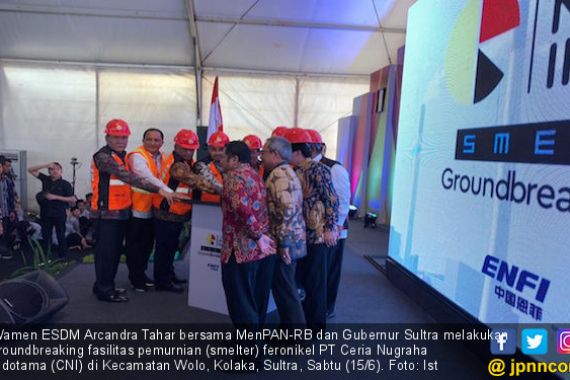 Smelter Feronikel PT CNI Senilai 14,5 Triliun Mulai Dibangun di Kolaka - JPNN.COM