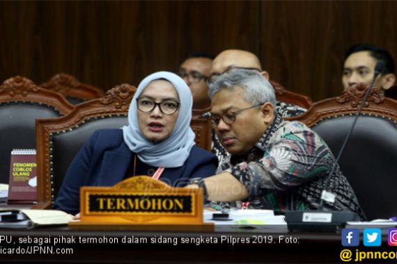 Sidang Sengketa Pilpres 2019: KPU Anggap Dalil Kemenangan Prabowo - Sandi Tidak Jelas - JPNN.COM