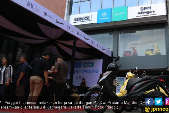 Manjakan Pelanggan Setia, Piaggio-Vespa Buka Diler 3S di Jatinegara - JPNN.COM