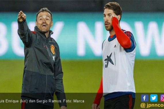 Sergio Ramos: Setiap Kemenangan Spanyol Untuk Luis Enrique - JPNN.COM