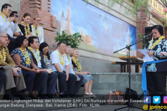 Menteri Siti Nurbaya Meresmikan Ecoparian Sungai Badung: Dari Bali untuk Nasional - JPNN.COM