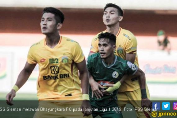 PSS Sleman 1 vs 1 Bhayangkara FC: Wahyu Tri Nugroho Dapat 15 Jahitan, Indra Kahfi 10 - JPNN.COM