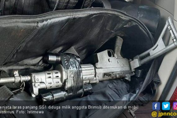 Senjata SS1 Diduga Milik Anggota Brimob Ditemukan di Mobil Misterius - JPNN.COM