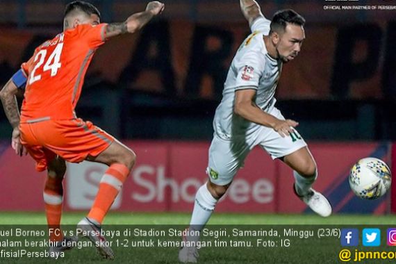 Jawab Kritikan, Persebaya Berhasil Curi Poin Penuh di Markas Borneo FC - JPNN.COM