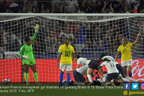 16 Besar Piala Dunia Wanita 2019: Prancis Butuh Gol di Menit ke-107 Untuk Kalahkan Brasil - JPNN.COM
