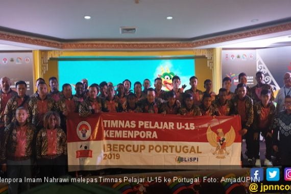 Timnas Pelajar U-15 Bertolak ke Portugal, Menpora: Jangan Berkecil Hati! - JPNN.COM