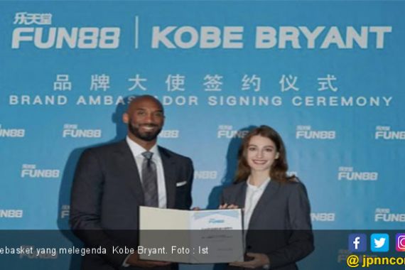 Kobe Bryant jadi Duta Resmi Fun88 - JPNN.COM