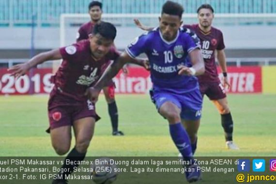 Menang 2-1 Atas Becamex BD, PSM Tetap Gagal Melaju ke Final AFC 2019 - JPNN.COM