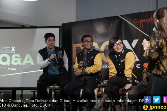 Dina Dellyana dan Gibran Huzaifah Berbagi Kiat Bangun Usaha di DSCX Bandung - JPNN.COM