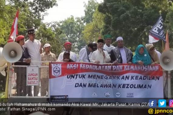 Pimpinan Aksi Kawal MK Berani Simpulkan Gugatan Prabowo – Sandi Ditolak - JPNN.COM