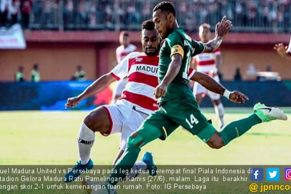 Tekuk Persebaya, Madura United Melaju ke Semifinal Piala Indonesia - JPNN.COM