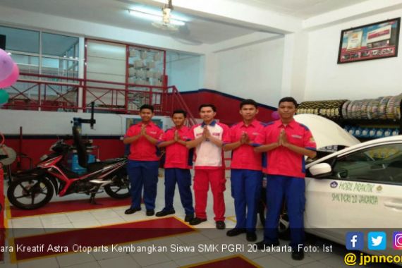 Cara Kreatif Astra Otoparts Tingkatkan Kompetensi Siswa SMK PGRI 20 Jakarta - JPNN.COM