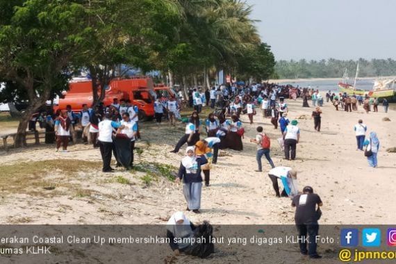Gerakan Coastal Clean Up Berhasil Bersihkan 38, 5 Ton Sampah Laut - JPNN.COM