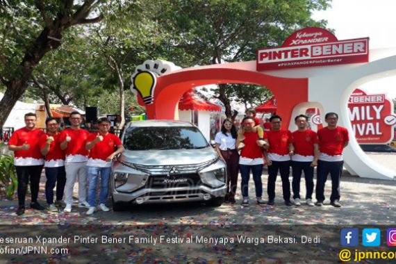 Keseruan Xpander Pinter Bener Family Festival Menyapa Warga Bekasi - JPNN.COM