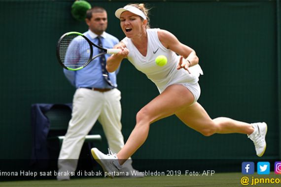 Novak Djokovic dan Simona Halep Mulus ke Babak Kedua Wimbledon 2019 - JPNN.COM