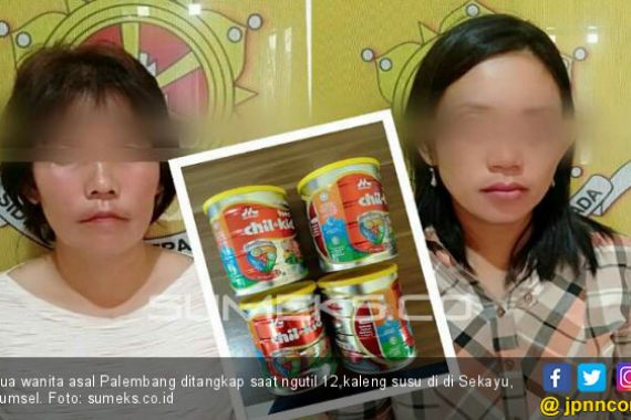 Dua Wanita Tertangkap Basah Ngutil 12 Kaleng Susu di Minimarket Dupan - JPNN.COM