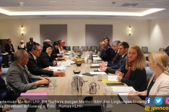 Menteri LHK Sampaikan Perkembangan Implementasi LoI Norwegia- Indonesia - JPNN.COM