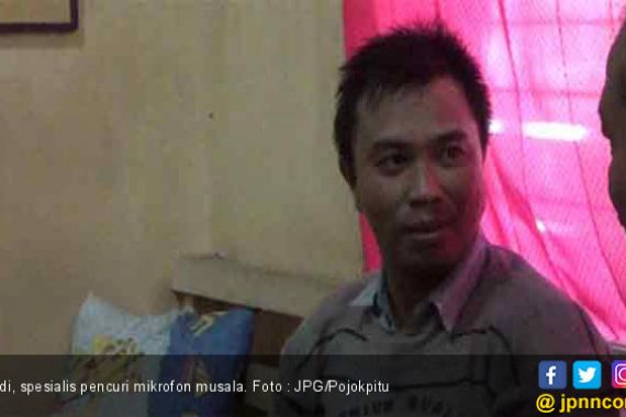 Spesialis Pencuri Mikrofon Masjid Akhirnya Tertangkap - JPNN.COM