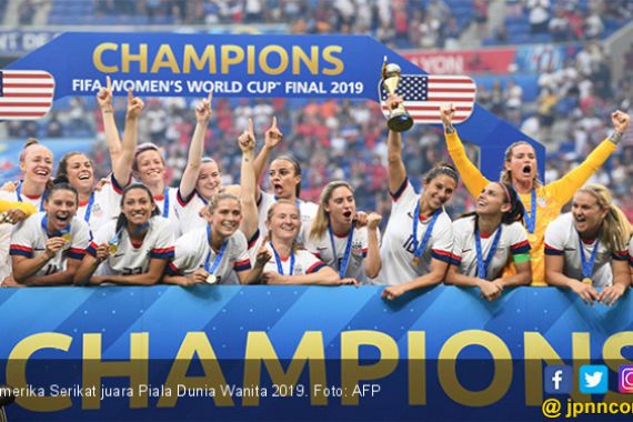 Taklukkan Tim-Tim Terbaik, Amerika Serikat Juara Piala Dunia Wanita 2019 - JPNN.COM