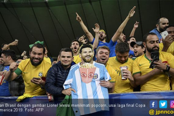 Bawa Brasil Juara Copa America 2019, Tite Titip Pesan Buat Lionel Messi - JPNN.COM